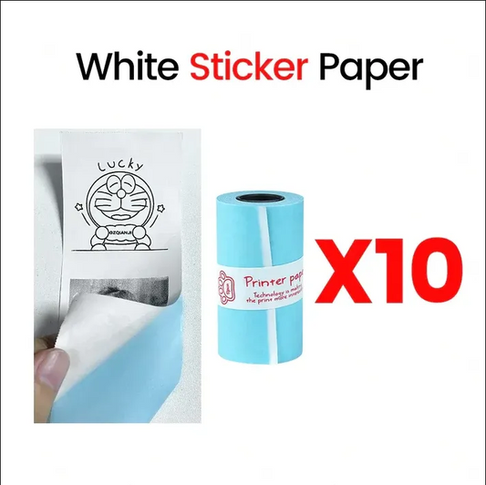 White Sticker Paper