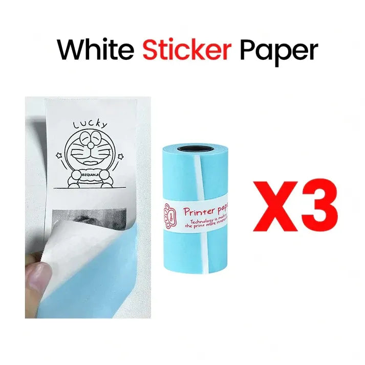 White Sticker Paper