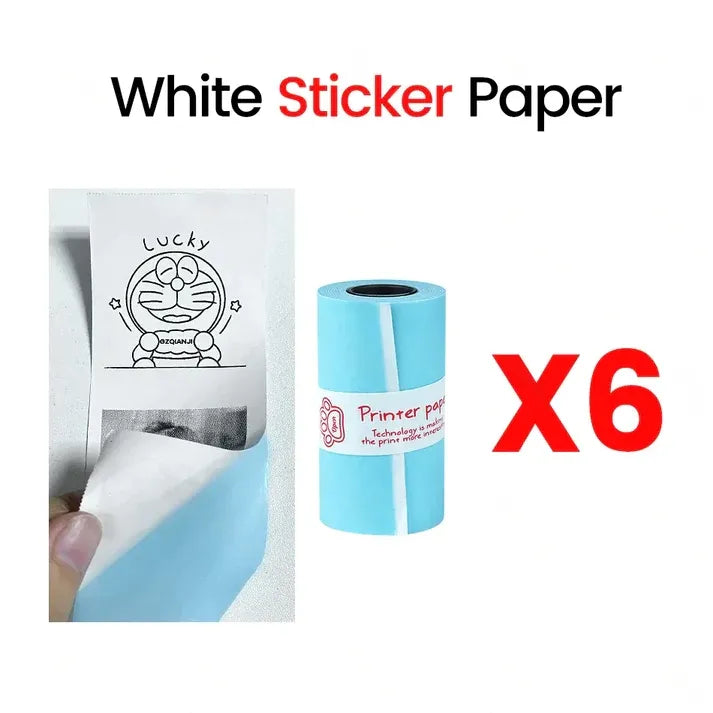 White Sticker Paper