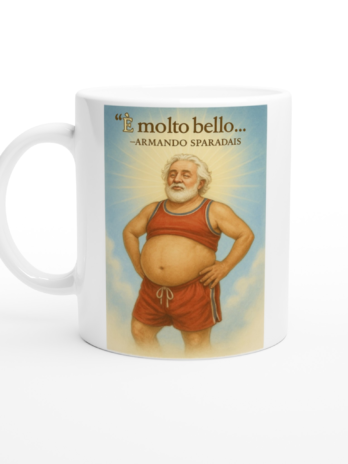 Armando Sparadais // 11oz Ceramic Mug Ceramic White