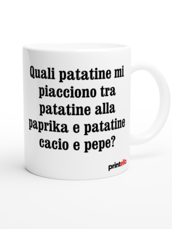 FI GIUFTO // 11oz Ceramic Mug Ceramic White