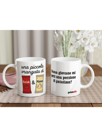 Kociak & Maionae // 11oz Ceramic Mug Ceramic White