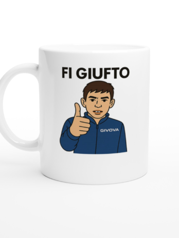 FI GIUFTO // 11oz Ceramic Mug Ceramic White