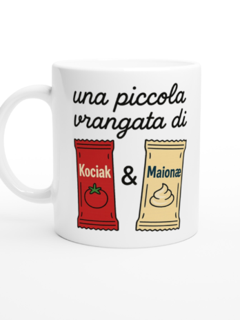Kociak & Maionae // 11oz Ceramic Mug Ceramic White
